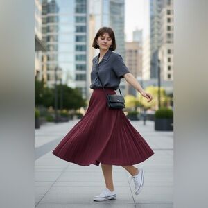 Luisa Spagnoli linen button up blouse with shoulder pads